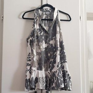 Manuhealii  Manuheali'i Sleeveless Pepulum Blouse XL